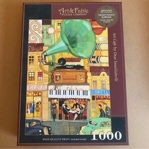 Art & Fable 1000 Piece Puzzle- “Art Cafe”